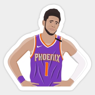 Devin Booker Art Sticker